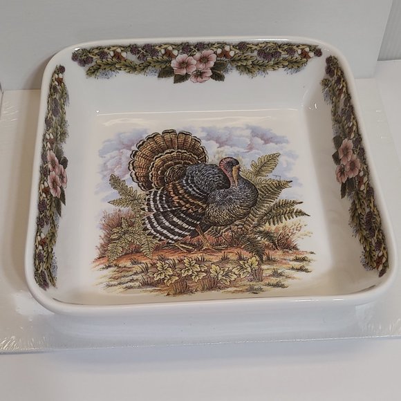 Queens Myott Thanksgiving Square Baking Dish - Picture 3 of 4